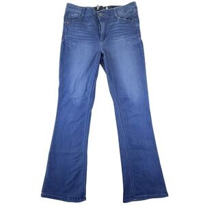 Wit & Wisdom Ab-solution Blue Bootcut Jeans Womens 14 Mid Rise Flare L157X0SX
